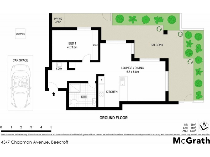 43/7 Chapman Avenue, Beecroft NSW 2119 Floorplan