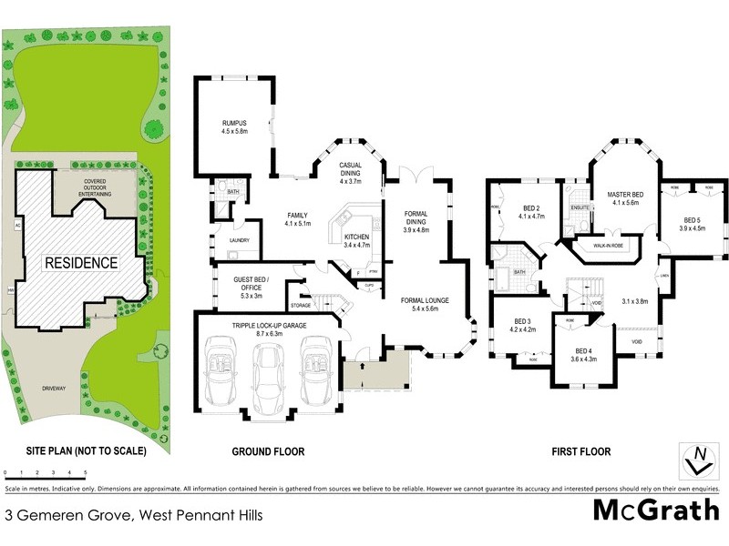 3 Gemeren Grove, West Pennant Hills NSW 2125 Floorplan