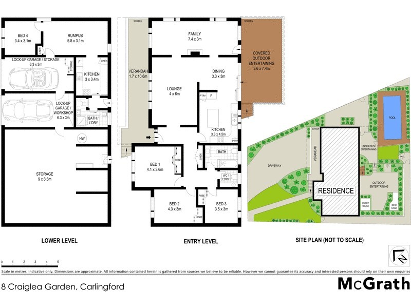 8 Craiglea Gardens, Carlingford NSW 2118 Floorplan