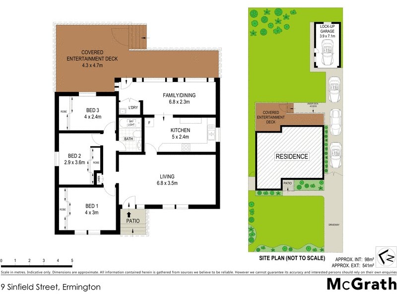 9 Sinfield Street, Ermington NSW 2115 Floorplan