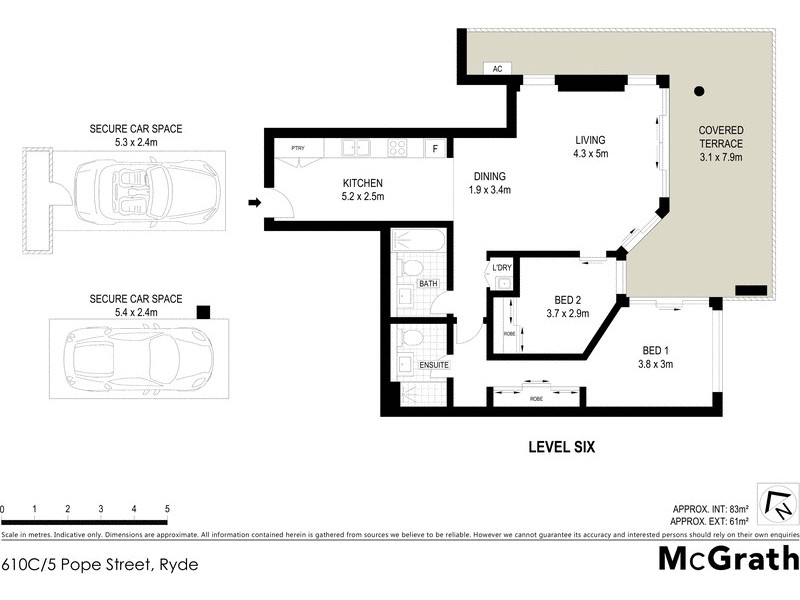610C/5 Pope Street, Ryde NSW 2112 Floorplan