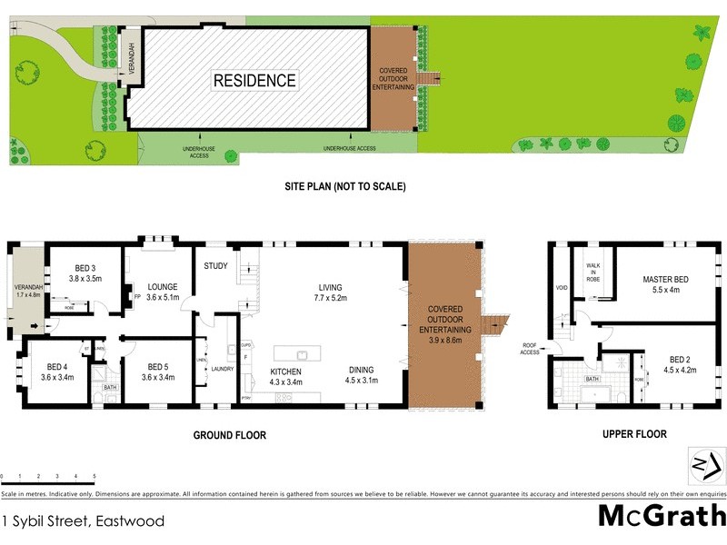1 Sybil Street, Eastwood NSW 2122 Floorplan
