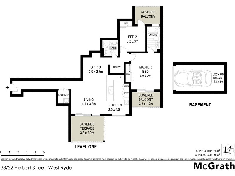 38/22 Herbert Street, West Ryde NSW 2114 Floorplan