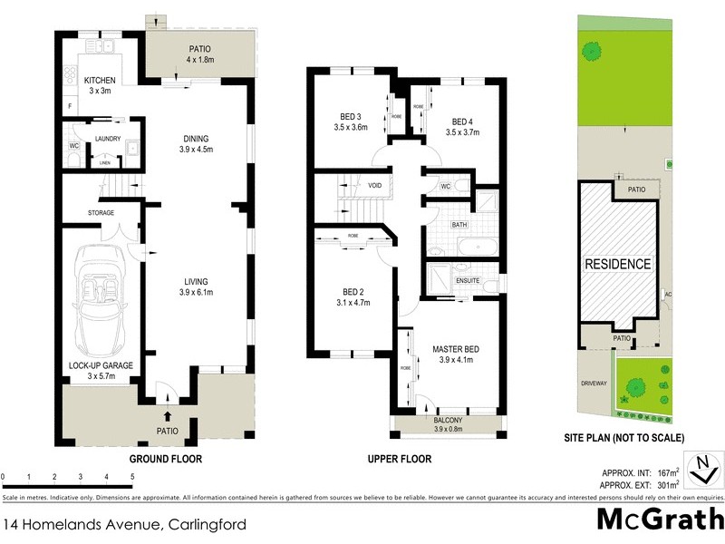 14 Homelands Avenue, Carlingford NSW 2118 Floorplan