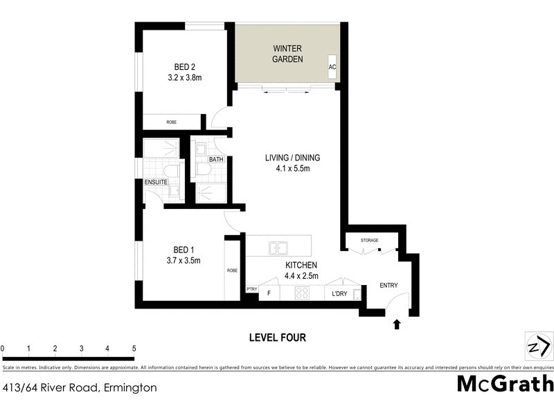 413/64 River Road, Ermington NSW 2115 Floorplan