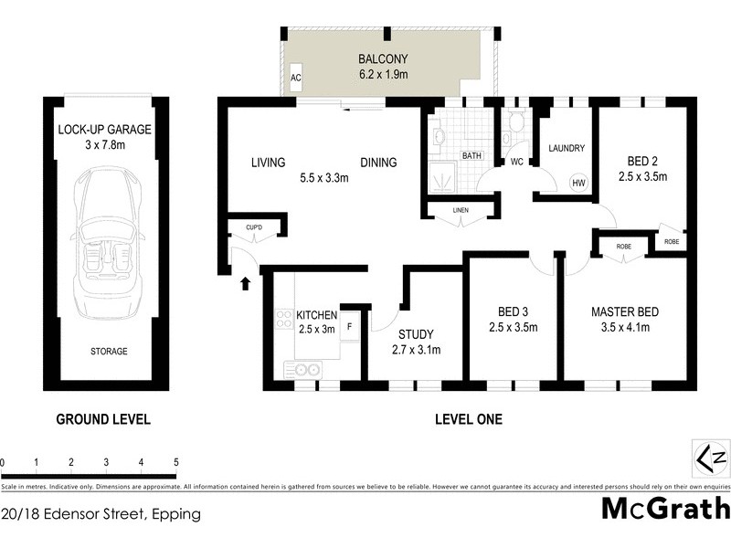 20/18 Edensor Street, Epping NSW 2121 Floorplan