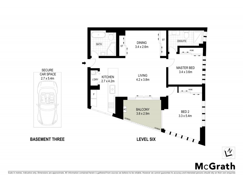 36/545 Pacific Highway, St Leonards NSW 2065 Floorplan