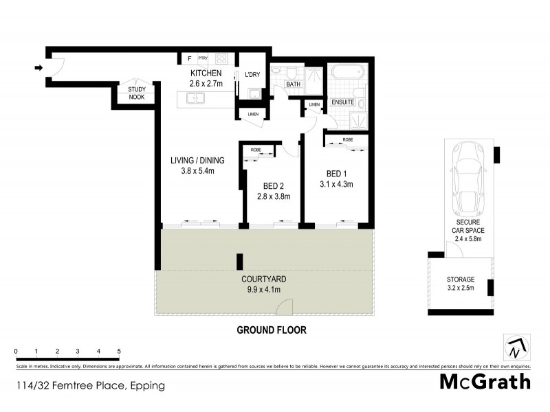 114/32 Ferntree Place, Epping NSW 2121 Floorplan