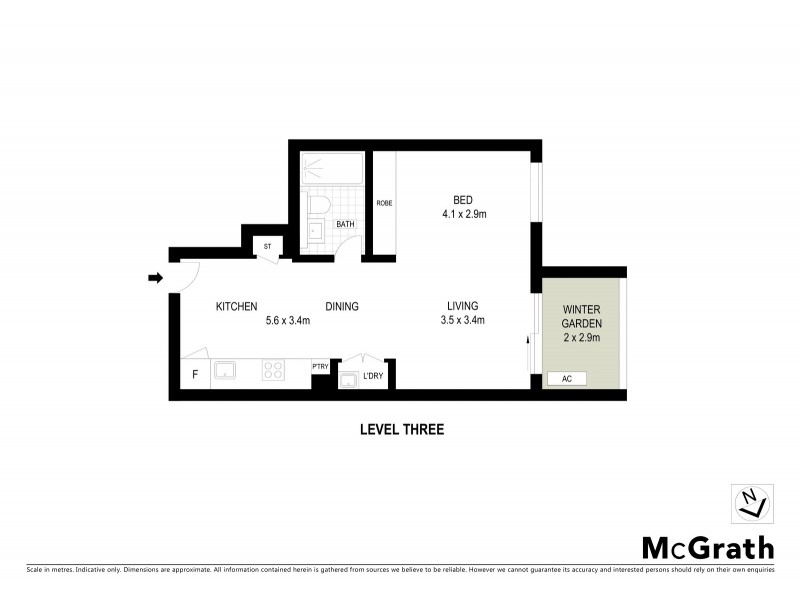 340B/66 River Road, Ermington NSW 2115 Floorplan