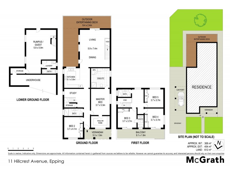 11 Hillcrest Avenue, Epping NSW 2121 Floorplan