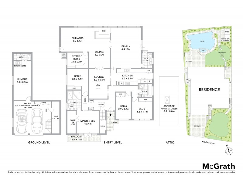 16 Bradley Drive, Carlingford NSW 2118 Floorplan