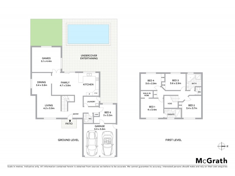 5 Mimosa Grove, Glenwood NSW 2768 Floorplan