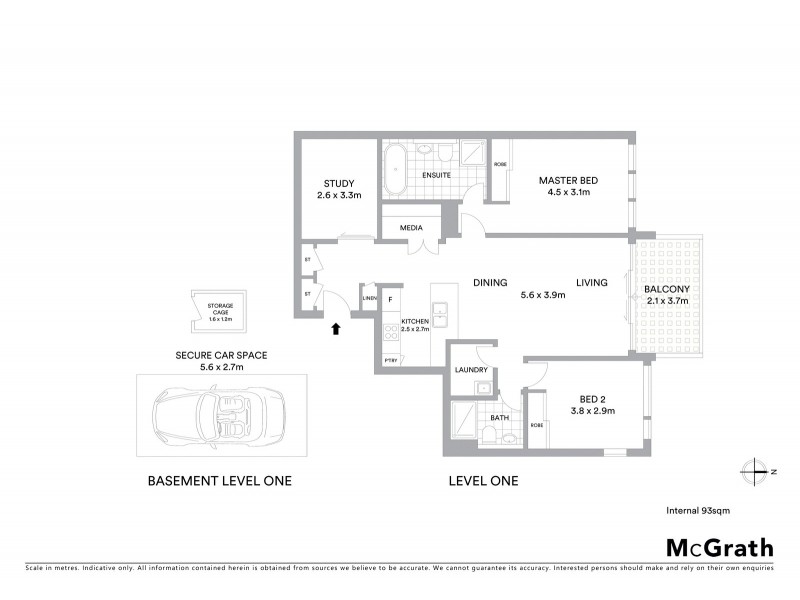 128/28 Ferntree Place, Epping NSW 2121 Floorplan