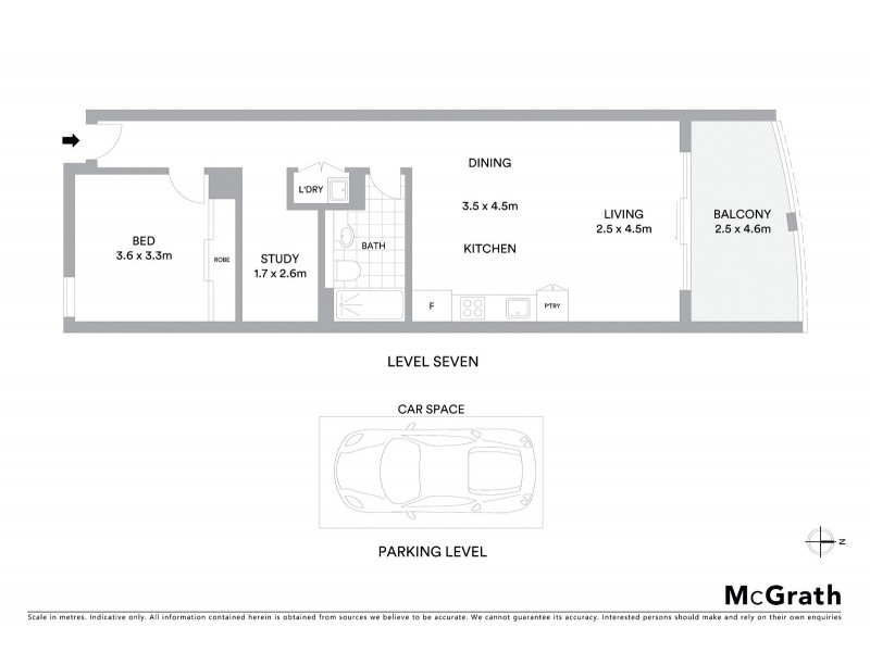 307/587 Gardeners Road, Mascot NSW 2020 Floorplan
