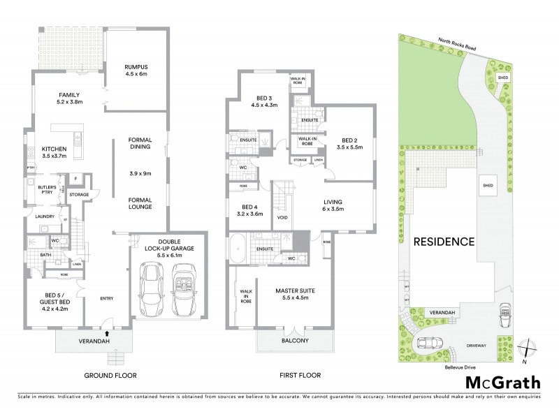 5a Bellevue Drive, Carlingford NSW 2118 Floorplan