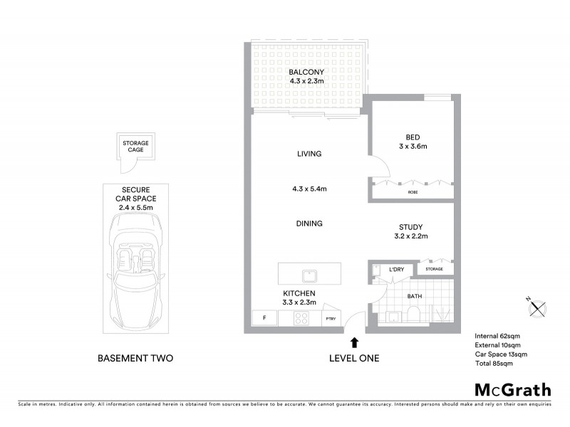 105/6 Saunders Close, Macquarie Park NSW 2113 Floorplan