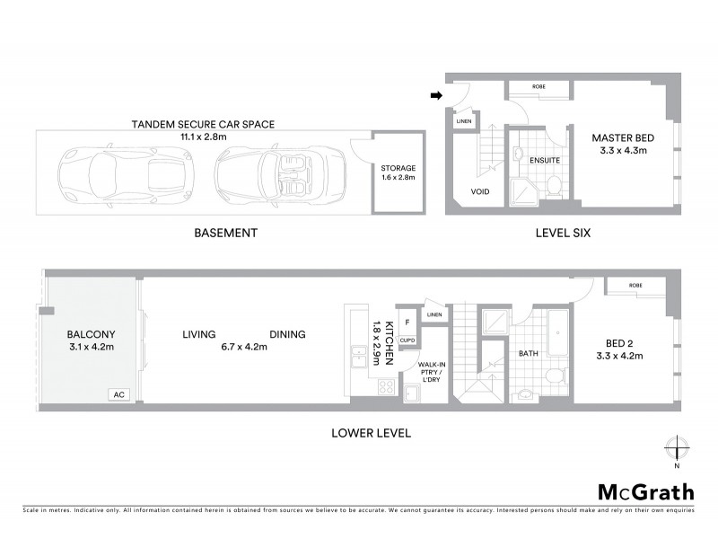 Building F, Level 6, 301/635 Gardeners Road, Mascot NSW 2020 Floorplan