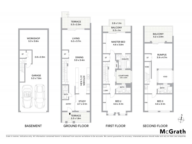 8/2 Salter Street, Huntleys Cove NSW 2111 Floorplan