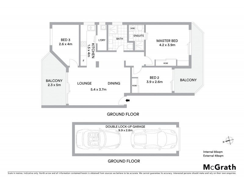 30/8 Freeman Place, Carlingford NSW 2118 Floorplan