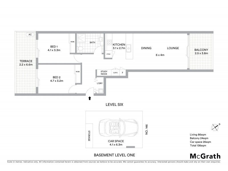 612/5 Mooltan Avenue, Macquarie Park NSW 2113 Floorplan