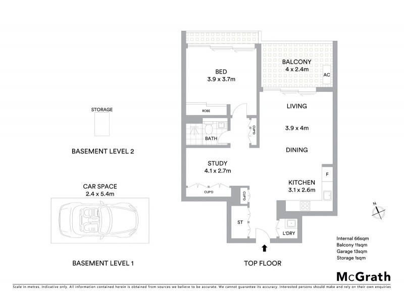 B2104/26 Cambridge Street, Epping NSW 2121 Floorplan