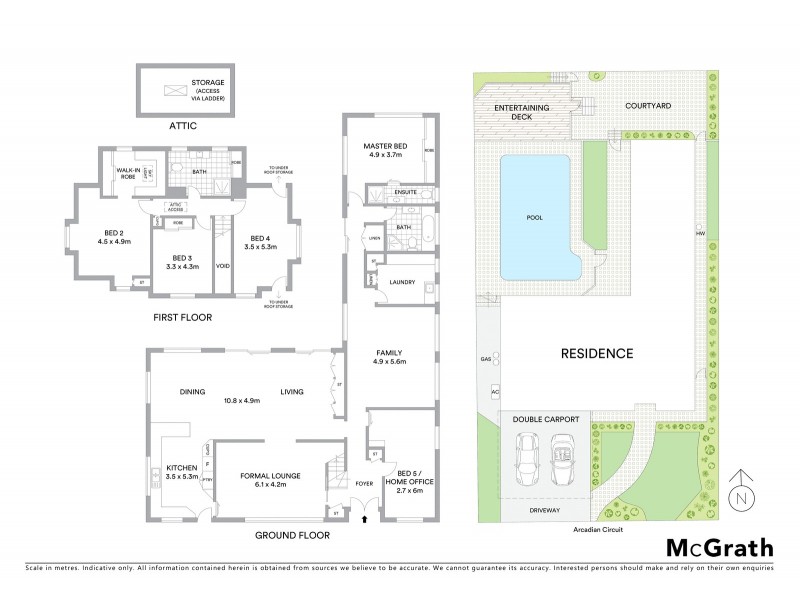 65 Arcadian Circuit, Carlingford NSW 2118 Floorplan