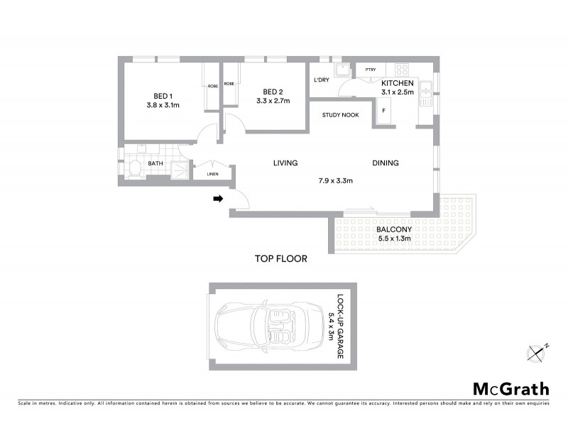 30/203 Waterloo Road, Marsfield NSW 2122 Floorplan