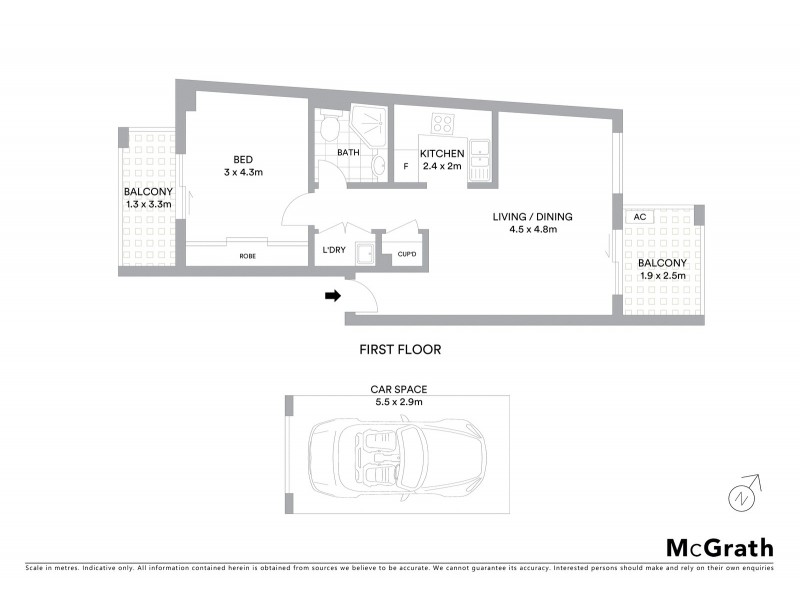 74/6 Nile Close, Marsfield NSW 2122 Floorplan
