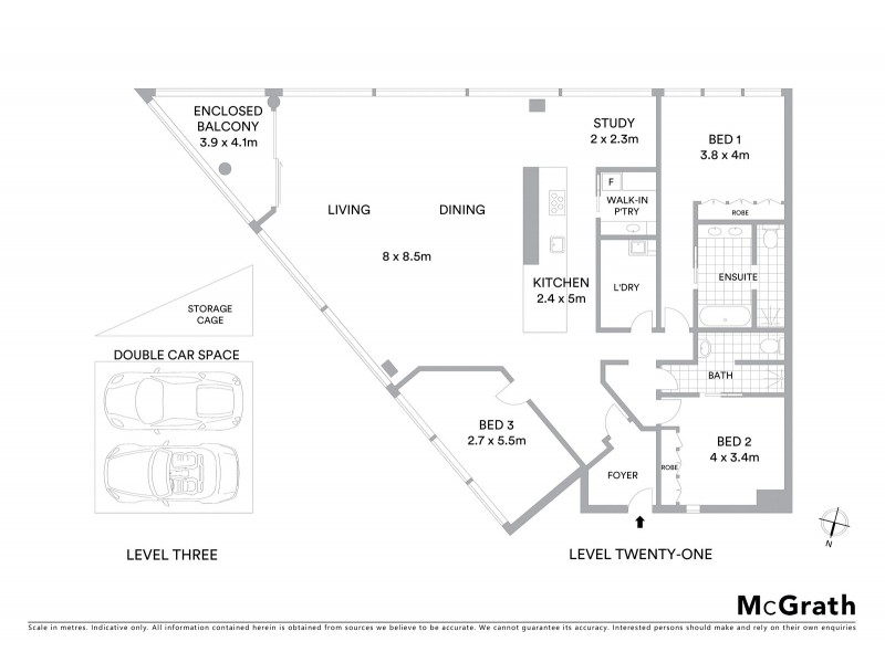 2104/8 Kavanagh Street, Southbank VIC 3006 Floorplan