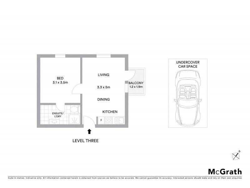 12C/1 Eildon Road, St Kilda VIC 3182 Floorplan