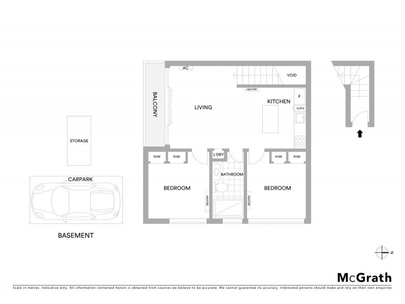 406B/21 Inkerman Street, St Kilda VIC 3182 Floorplan