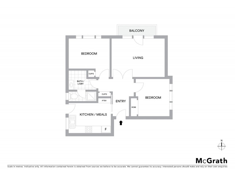 8/169 Glen Huntly Road, Elwood VIC 3184 Floorplan