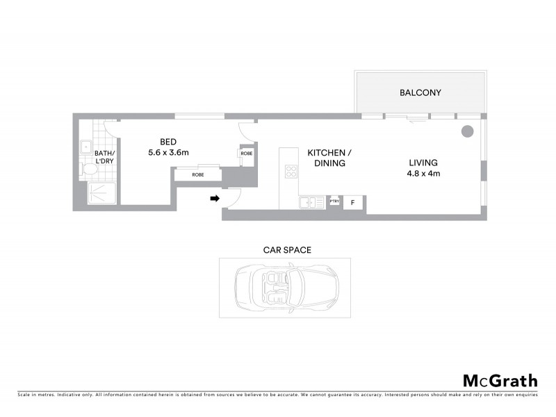 1209/83 Queens Road, Melbourne VIC 3004 Floorplan