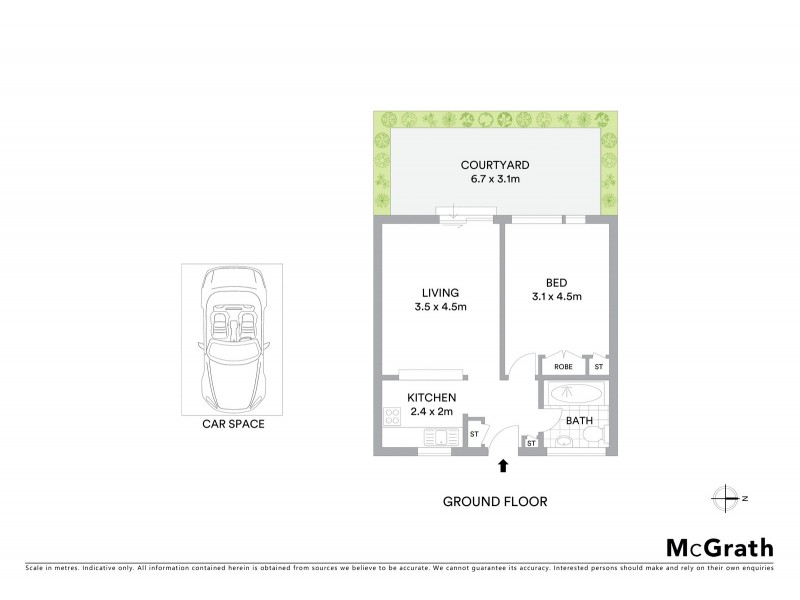 3/296 Inkerman Street, St Kilda East VIC 3183 Floorplan