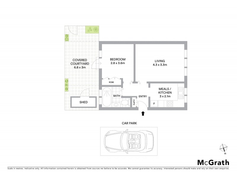 8/31 Charnwood Road, St Kilda VIC 3182 Floorplan