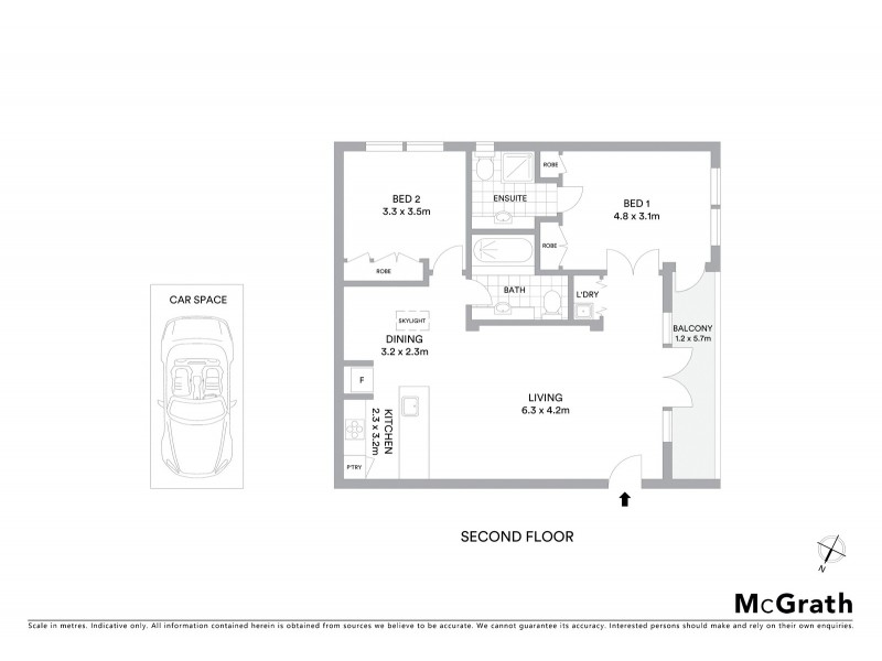 12/1A Hartpury Avenue, Elwood VIC 3184 Floorplan