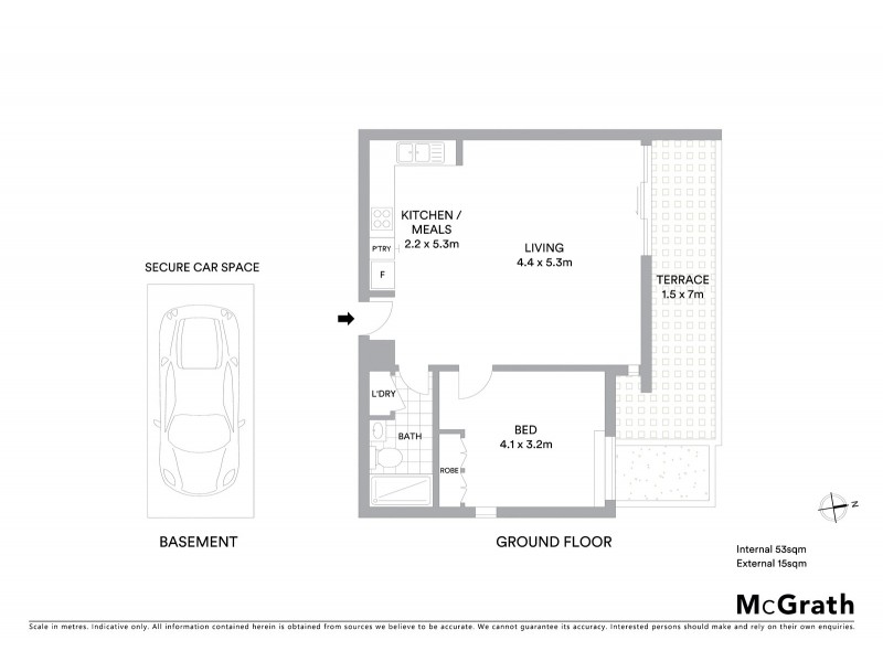 110C/3 Greeves Street, St Kilda VIC 3182 Floorplan
