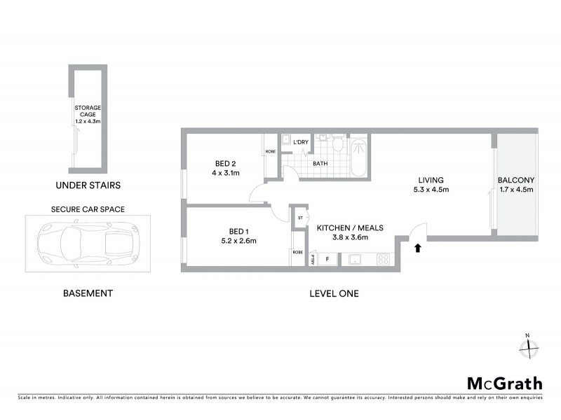 8/521 St Kilda Street, Elwood VIC 3184 Floorplan