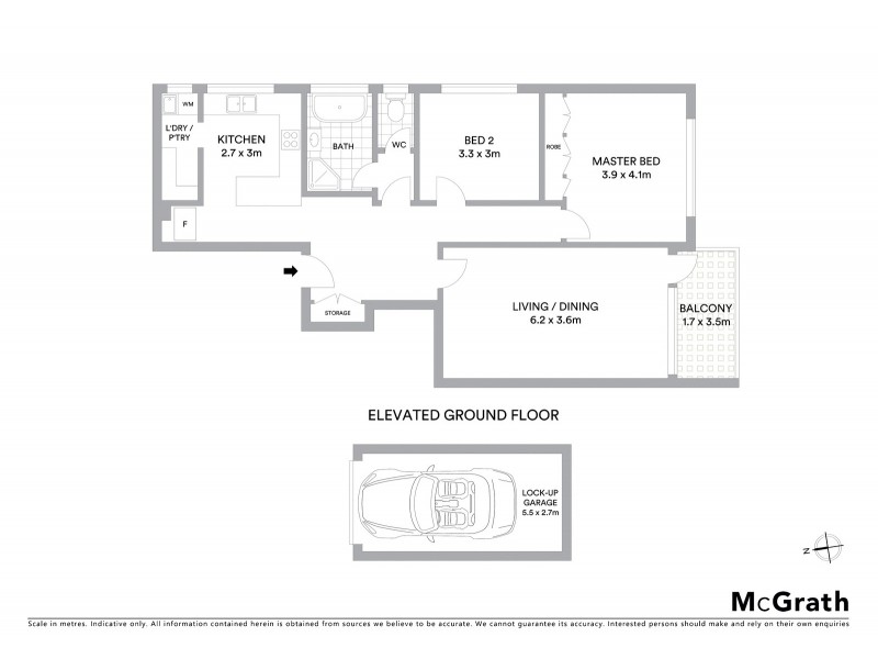 2/201 Dandenong Road, Windsor VIC 3181 Floorplan