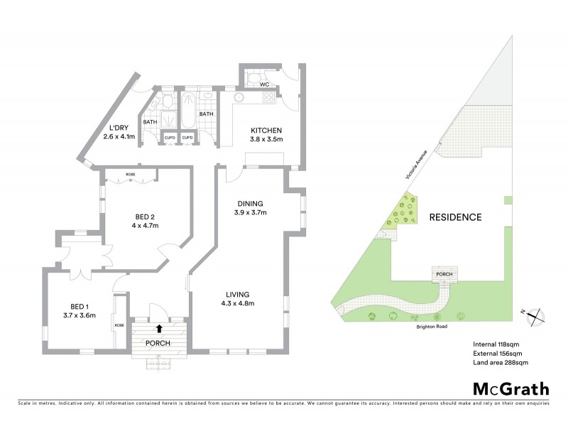 84 Brighton Road, Ripponlea VIC 3185 Floorplan
