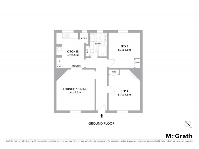 2/26 Blessington Street, St Kilda VIC 3182 Floorplan