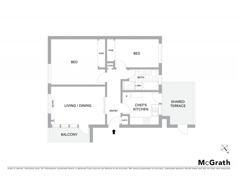 6/306 Dandenong Road, St Kilda East VIC 3183 Floorplan