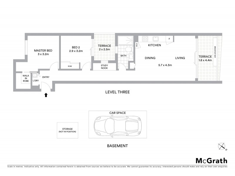 306/163 Fitzroy Street, St Kilda VIC 3182 Floorplan