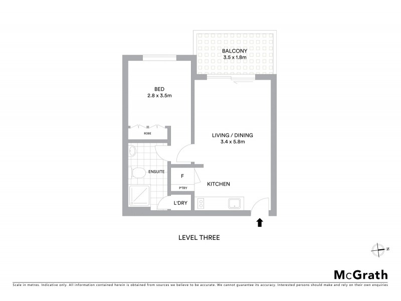 304/27 Macquarie Street, Prahran VIC 3181 Floorplan