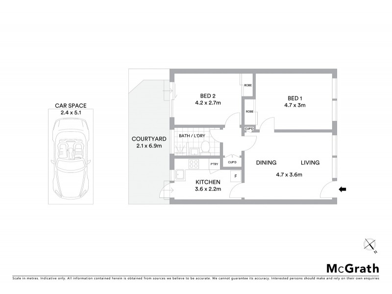 2/99 Spray Street, Elwood VIC 3184 Floorplan