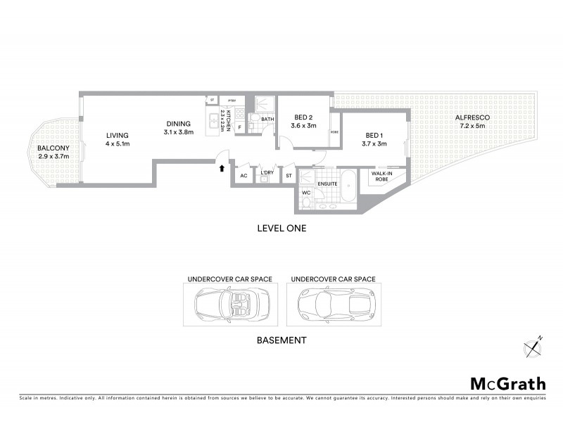 103/30 The Esplanade, St Kilda VIC 3182 Floorplan