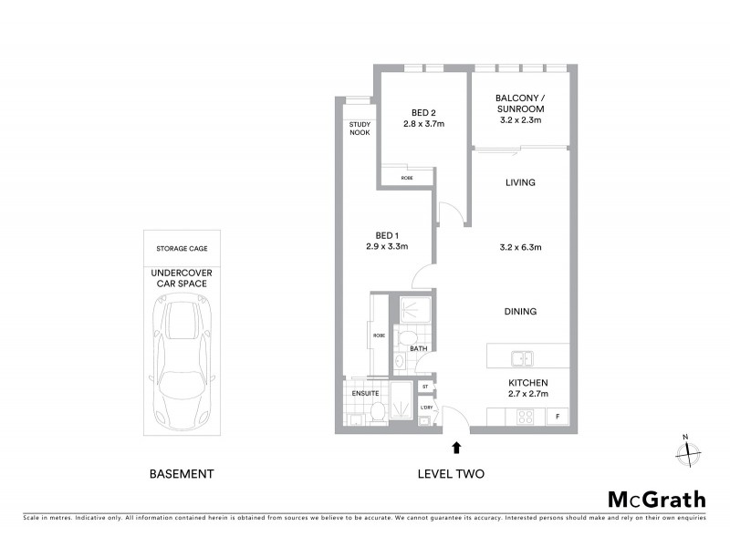 218/138 Glen Eira Road, Elsternwick VIC 3185 Floorplan