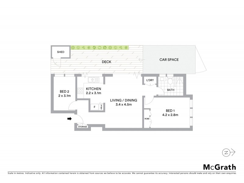 3/141 Glen Huntly Road, Elwood VIC 3184 Floorplan