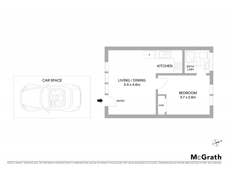 12/8 Robert Street, Elwood VIC 3184 Floorplan