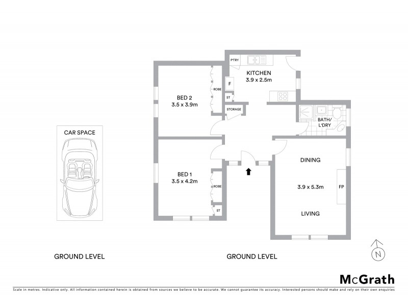 1/60 Sycamore Grove, Balaclava VIC 3183 Floorplan